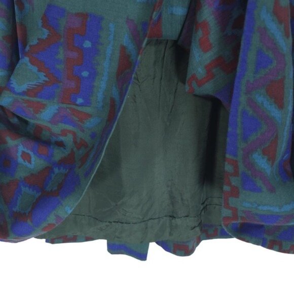 GEIGER AUSTRIA🇦🇹MADE Women Pleated Green Midi Skirt Vintage 90’s Size 38 US 6 - Picture 9 of 12